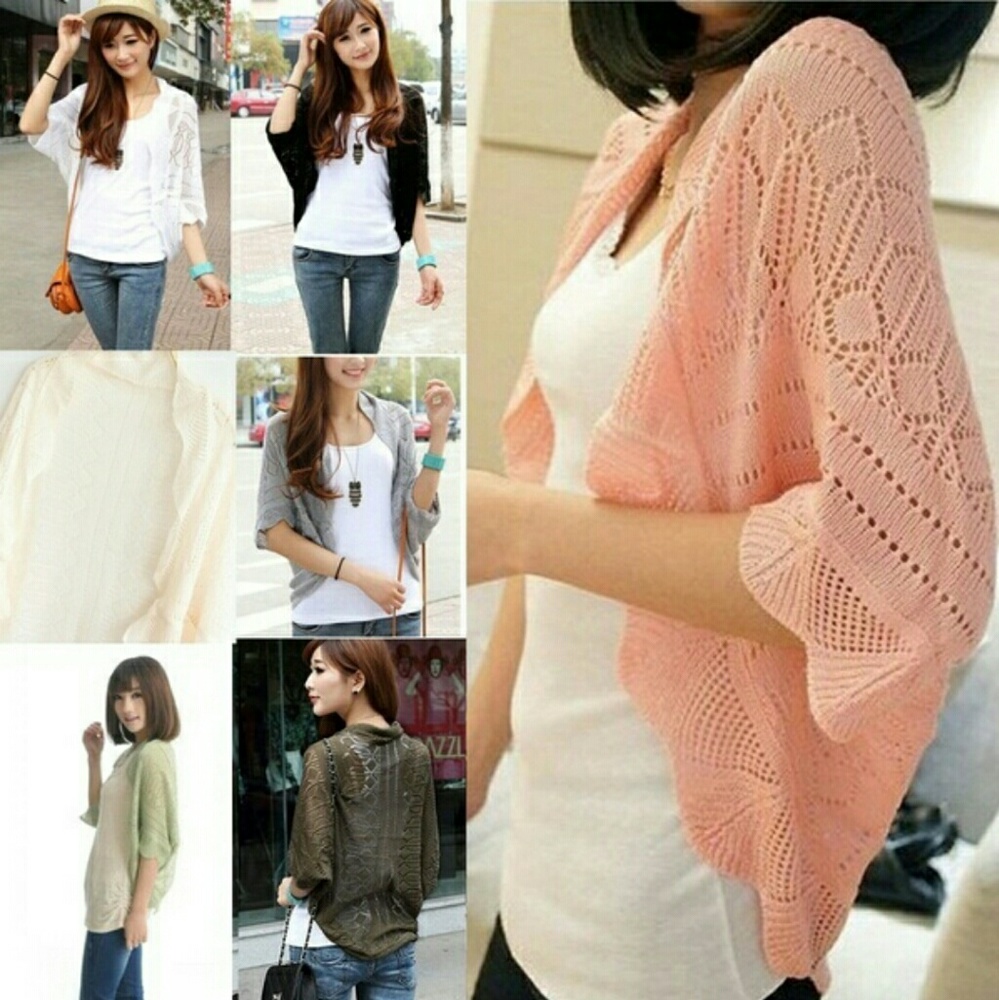 Peach Kimono Top NWOT Fashion Women Ladies Crochet